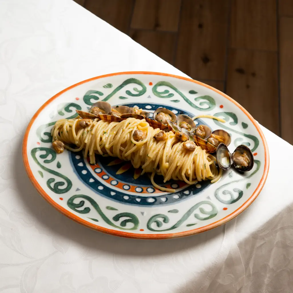 Spaghetti Alle Vongole E Fiori Di Zucca